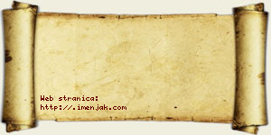 Andjelina Bjelić vizit kartica